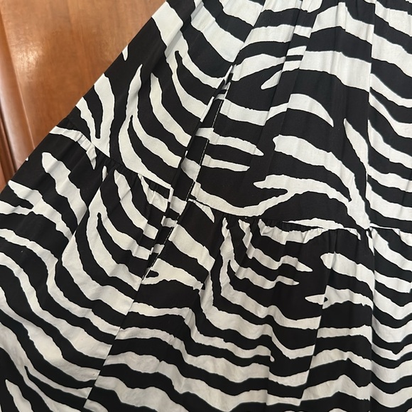 STAUD Zebra Print Maxi Dress - L - Picture 5 of 7